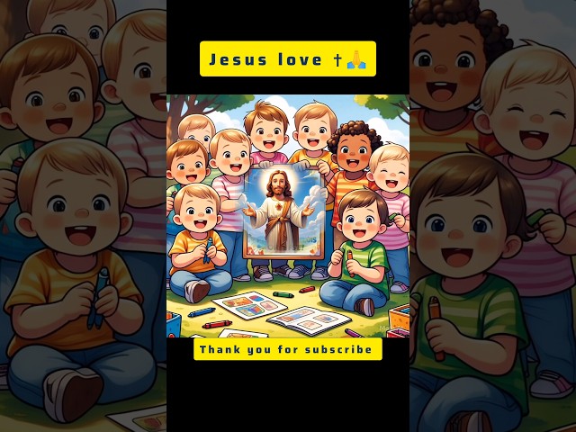 christian cartoons for kids ✝️ ❤️children's bible stories jesus #shorts #jesus #christian #cartoon