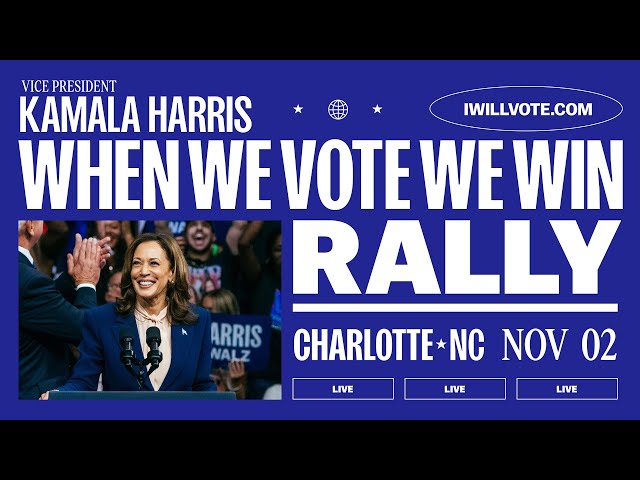 Kamala Harris at NC Rally with Special Guests