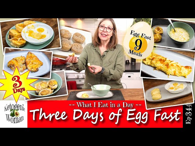 3 Days of Egg Fast Meals | Metabolic Reset to Get Back on Track and Boost Ketones