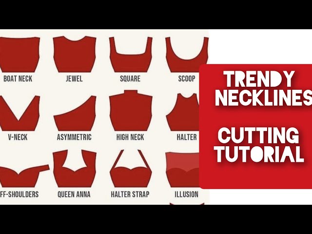 10 Trendy Neckline Cutting Techniques | Stylish Neckline Designs for Dresses, Tops, and Blouses