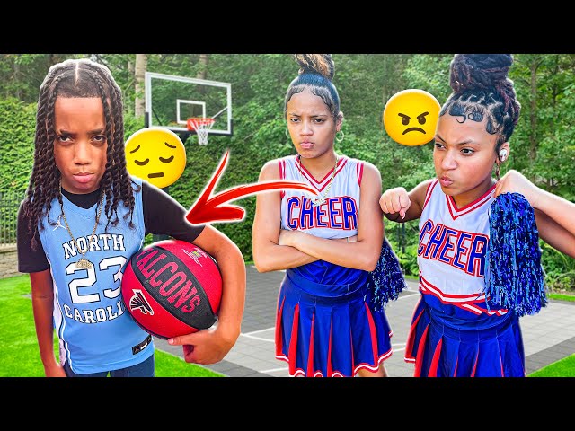 MEAN Sisters BULLY Little Brother In Basketball