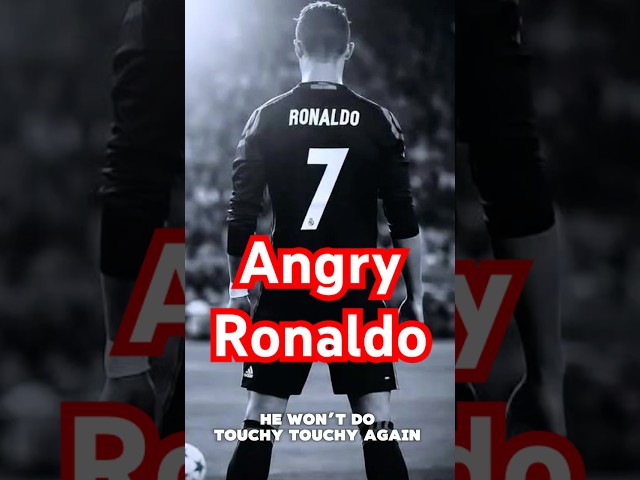 Cristiano Ronaldo angry #christianoronaldo #cristiano #ronaldo #ronaldoskills #football #fifa #fyp