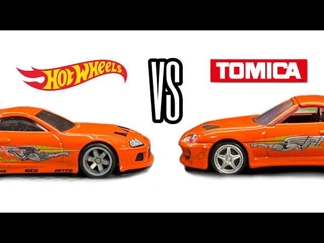 HOT WHEELS VS TOMICA - Toyota Supra Fast And Furious Manufacturer Comparison