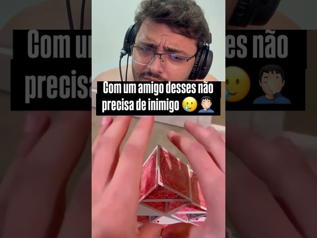 Achei que ia da ruim e num é que deu kkk #reagindoavideos #truquesdemagicas #viralshorts #react