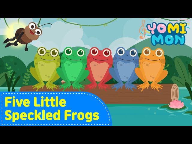 🐸Five Little Speckled Frogs | YOMIMON Songs for Children🎈