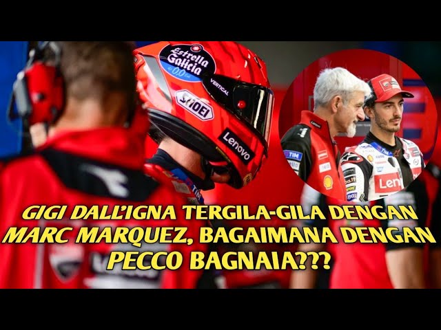 Gigi Dall'igna is crazy about Marc Marquez #motogp