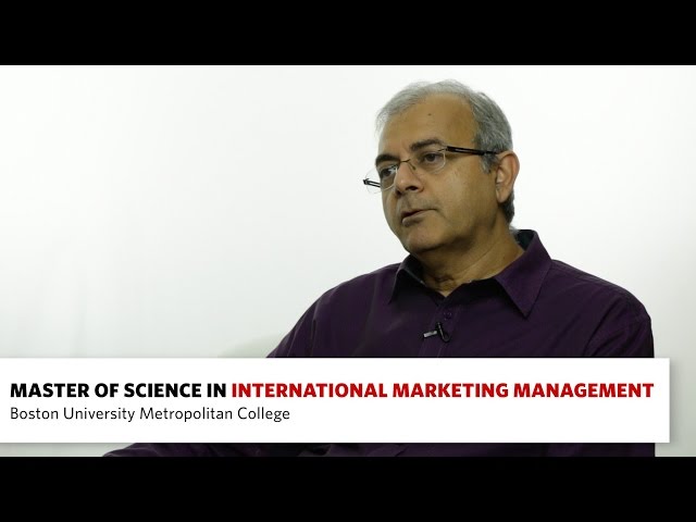 Vijay Kanabar: Master of Science in International Marketing Management