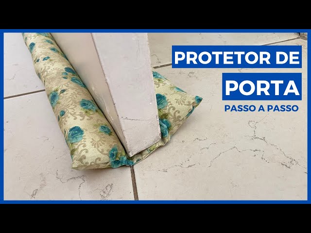 Como fazer protetor de porta passo a passo para iniciantes na costura