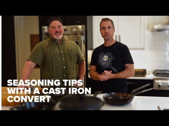 How to care for your cast iron cookware when cooking fatty food?