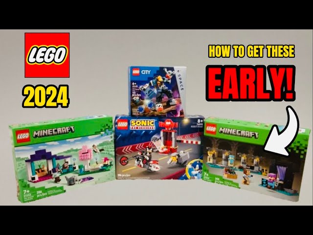 How to get LEGO 2024 Sets EARLY! (And reviewing them too)