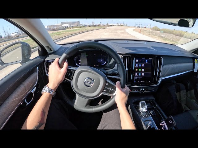 2025 Volvo S90 B6 AWD Ultra - POV Driving Impressions