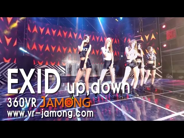 [360 VR 4K] K-pop, EXID, up-down, 2015 Daegu CHIMAC Festival.