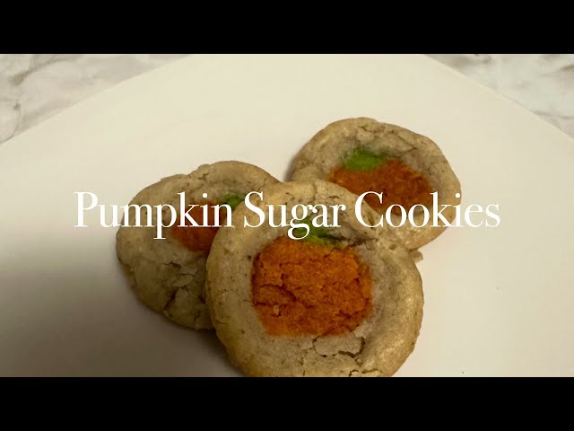 Vegan Pumpkin Sugar Cookies | Haley Gossett's Hal To-Do-It