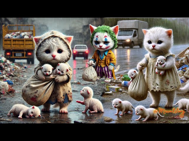 Sad story of little kitty😺 ll Poor kitty ll #kittycatanimation #mecatstory