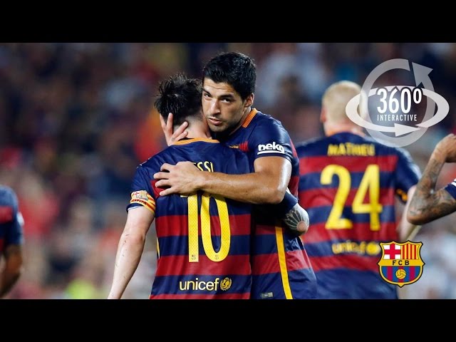 Joan Gamper Trophy 2015 - Goals on 360º CAM