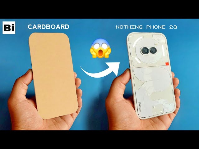 How To Make Nothing Phone 2a from Cardboard | How To Make | Bi