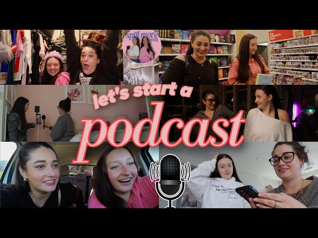 WE STARTED A PODCAST: the birth of Spill More girls, bts of announcement day + getting up the TREE