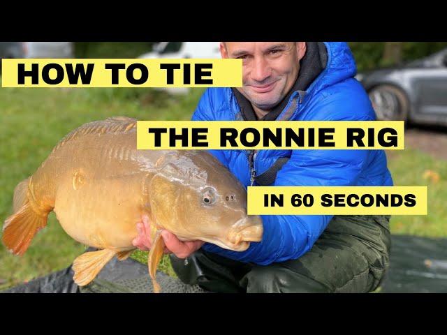 CARP FISHING - HOW TO TIE THE RONNIE RIG