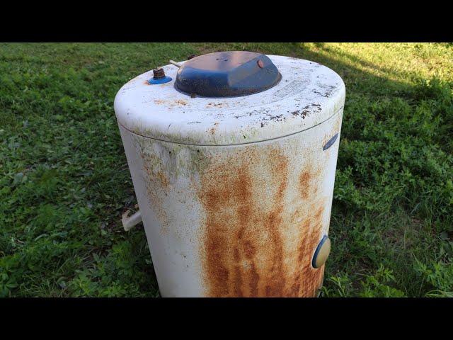 A smart homemade product from a burned-out water heater.