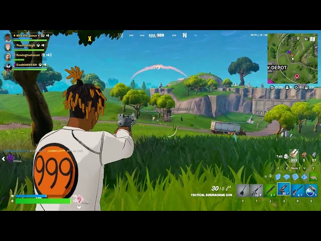 Juice WRLD back with another win Fortnite 2025  first OG season 2  win with the boys!