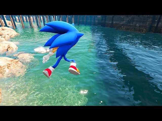 GTA 5 SONIC Water Ragdolls vol.12 (Funny Moments, Fails, Euphoria Physics)