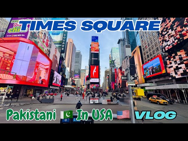 Exploring Times Square NYC | Pakistani in USA | London to New York Vlog | Hershey’s Chocolate Tour