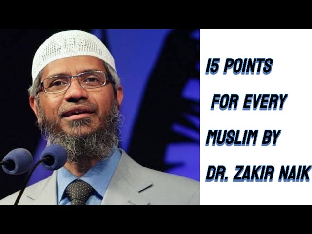 15 Points For Every Muslim By Dr. Zakir Naik in Pakistan |His Priorities?|#drzakirnaik #viralvideo