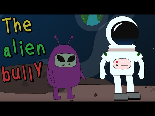 The alien bully | BOOPLIQ | Funny cartoons 2020