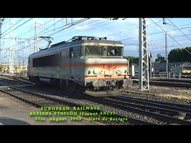 European Railways in the 2000s Béziers Station (France SNCF) on 21st August 2000