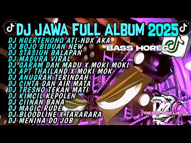 DJ JAWA FULL ALBUM VIRAL TIKTOK 2025 FULL BASS🥀DJ NGERTENONO ATI •BOJO BIDUAN •TRESNO TEKAN MATI