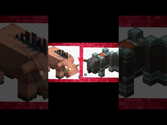 #minecraft nether vs overworld mobs comparison #comparison #shorts #shortsfeed #viralshorts #viral