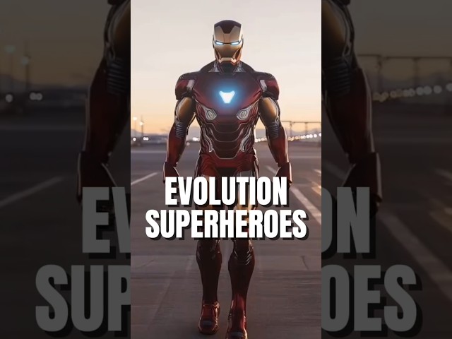 The Evolution of Superheroes‼️#trending #short #SuperheroEvolution #AutoRobots #Superheroes