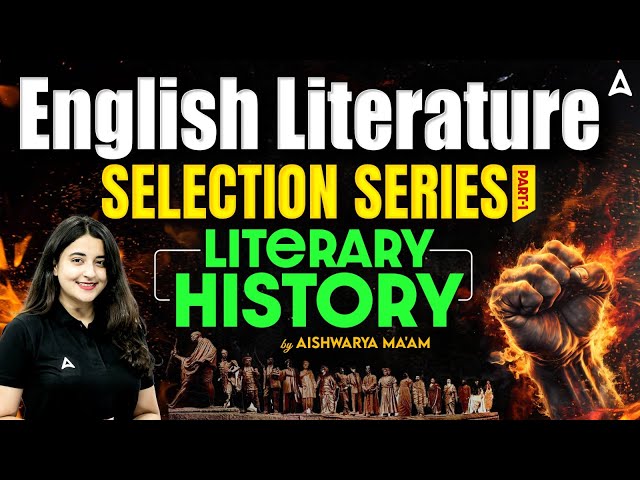 English Literature For All TGT PGT Exams | English Literary History #1 | By Aishwarya ma'am