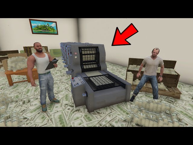 Franklin Found Money Printing Machine In Indian Bike Driving 3D