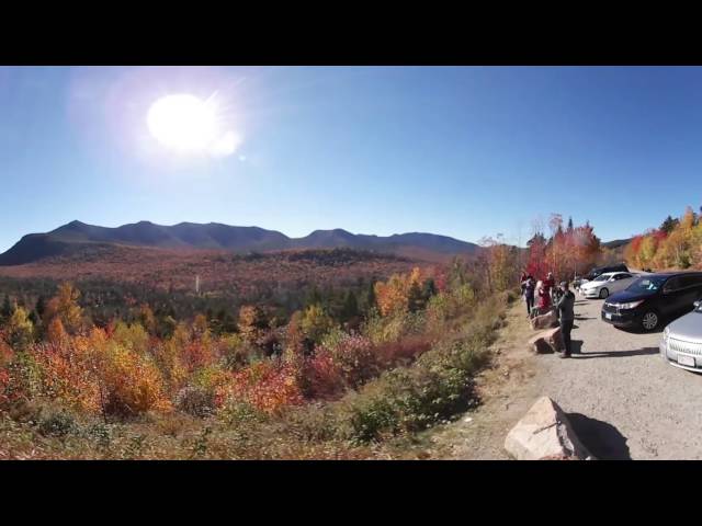 360º Fall foliage tour along one of New England's most beautiful roads