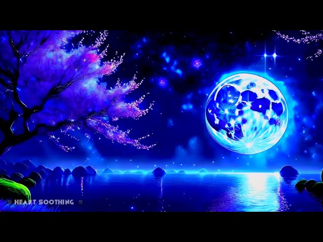 LET GO of Worries [Insomnia - Anxiety] "Moonlight Serenade" Binaural Beats Sleep Music