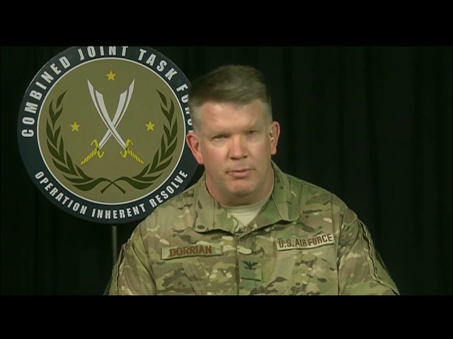 Inherent Resolve Spokesman Briefs Reporters