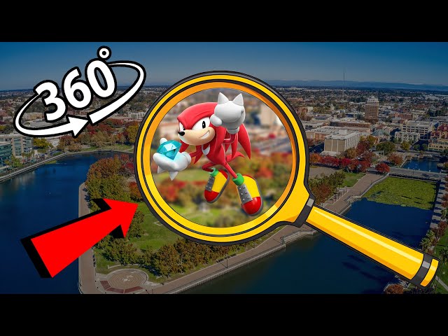 FIND KNUCKLES THE ECHIDNA | 360º VR FINDING CHALLENGE | SONIC THE HEDGEHOG 3 SUPERSTARS