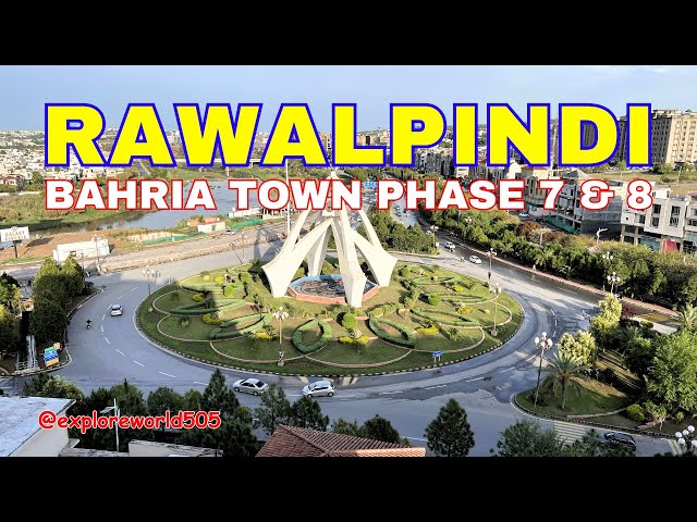 Bahria Town Rawalpindi || Phase 7 & 8 || Road Trip || Travel by Car || Stunning Pakistan Tourism