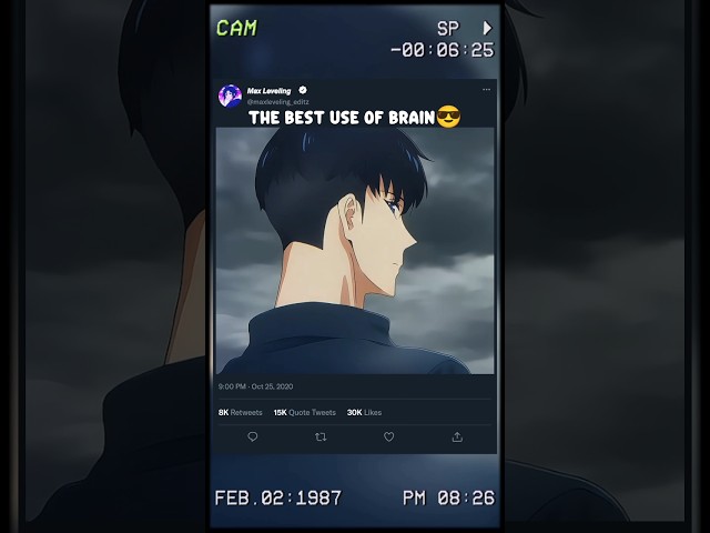 「The Best Way to Use the Brain!😅🥶」-  Solo Leveling Edit #sololeveling #manhwa #shorts #animeedit