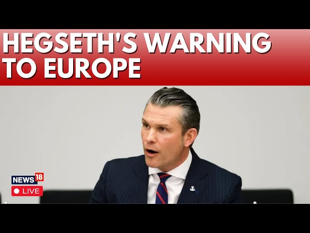 Pete Hegseth Speech LIVE | Pete Hegseth Urges NATO to Step Up in Europe’s Defense | NATO | N18G