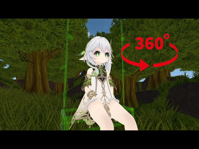 【VR】ナヒーダ&ブランコ『原神』【360度動画】