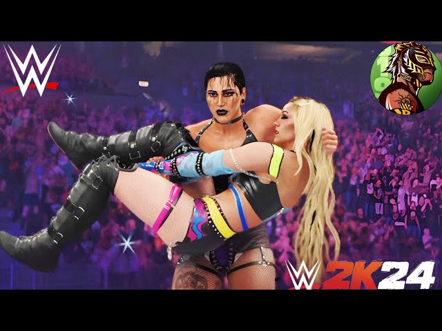 FULL MATCH WWE Rhea Ripley and Undertaker vs Liv Morgan and Logan Paul WWE2K24