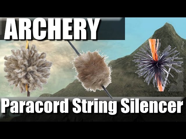 DIY Paracord Bow String Silencers | RevHiker