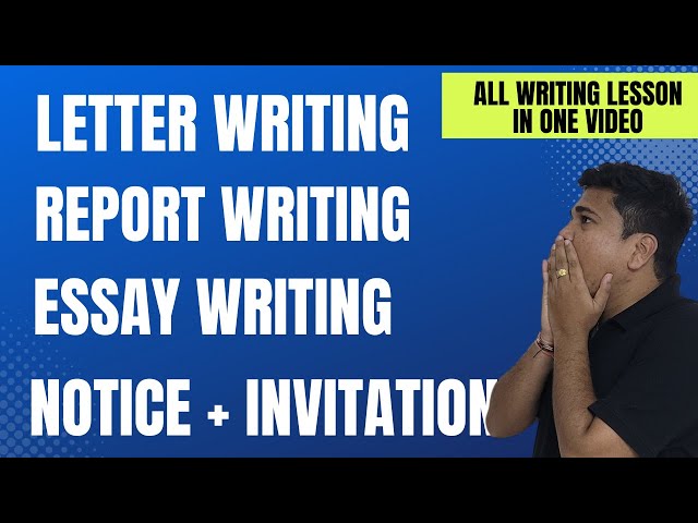 How to write Notice, Letter, Report, Invitation and Essay | Master class on  English Writing ✍️