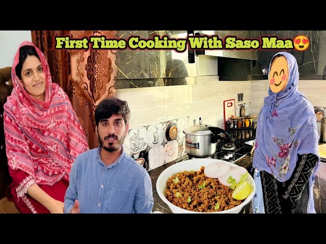 First Time Cooking With Saso Maa 😍