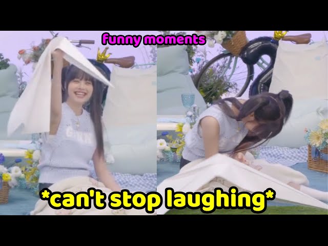 Eunchae can't hold back her laughter because of this. | le sserafim funny moments.