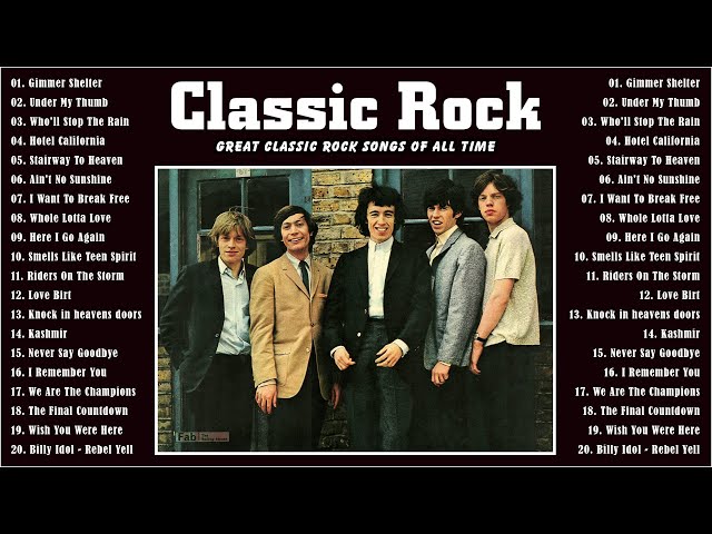 Great Classic Rock Songs Of All Time | Top Classic Rock Songs Collection | Gimmer Shelter...