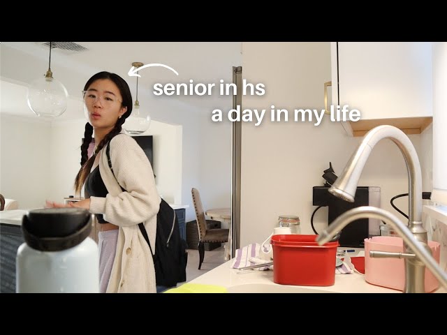 A DAY IN MY LIFE AS A NORMAL TEENAGER IN HIGH SCHOOL | Senior HS Vlog!!