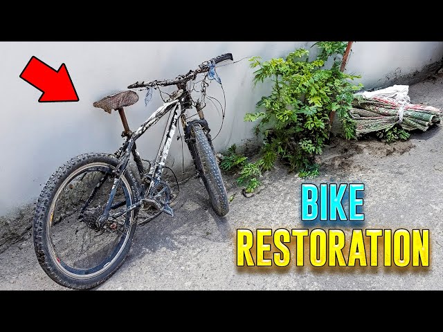 INCREDIBLE Bicycle RESTORATION |Transforming A Trash Bike Into A Giant Mountain Bike